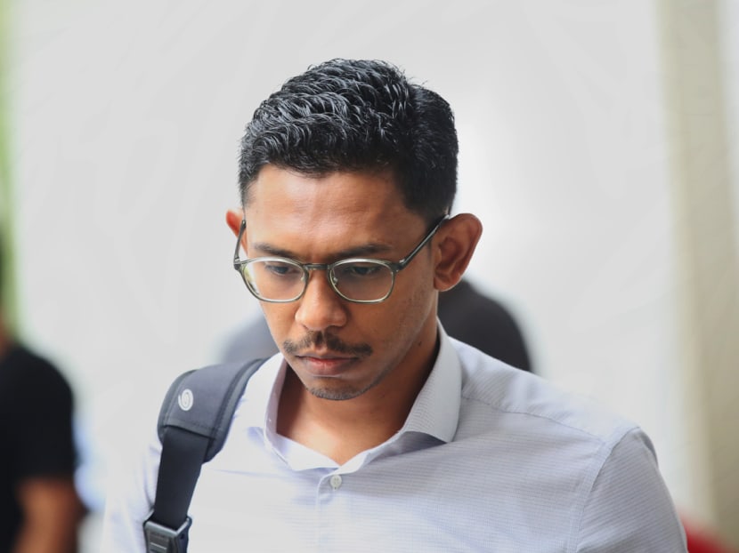 First Warrant Officer Mohamed Farid Mohd Saleh, one of the five SCDF officers charged over the ragging incident that led to the death of NSF Kok Yuen Chin.