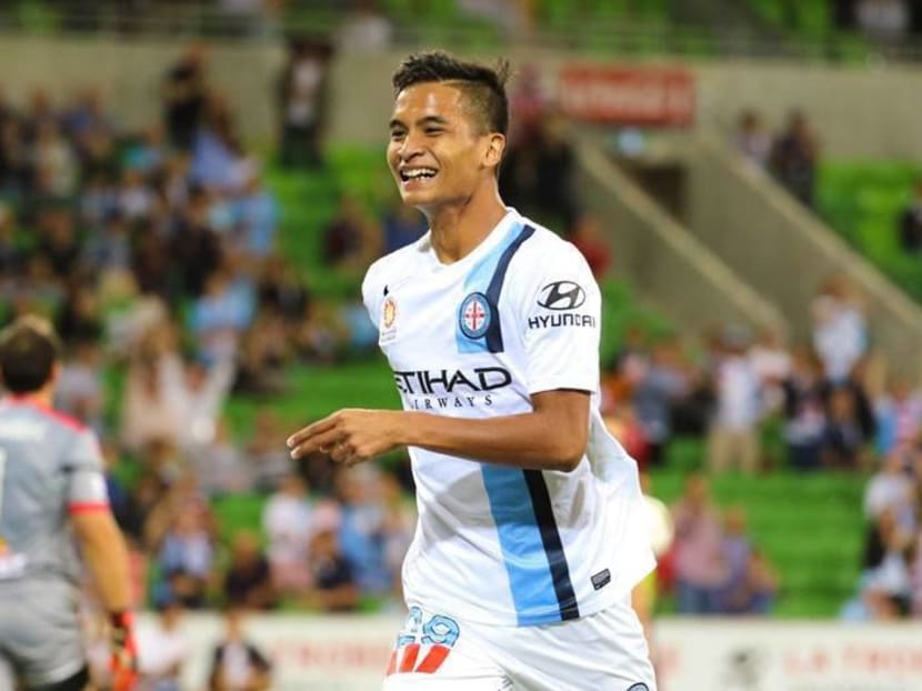Singapore's 23-year-old Safuwan Baharudin scored his second goal in three matches for Melbourne City. Photo: Melbourne City's Facebook