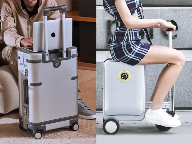 USB ports to weighing scales: The best smart hardside luggage, complete with handy high-tech features