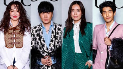 Fann Wong, JJ Lin, Rebecca Lim, Nathan Hartono & More Graced The Gucci Flagship Reopening At MBS In Very Eye-Catching Outfits
