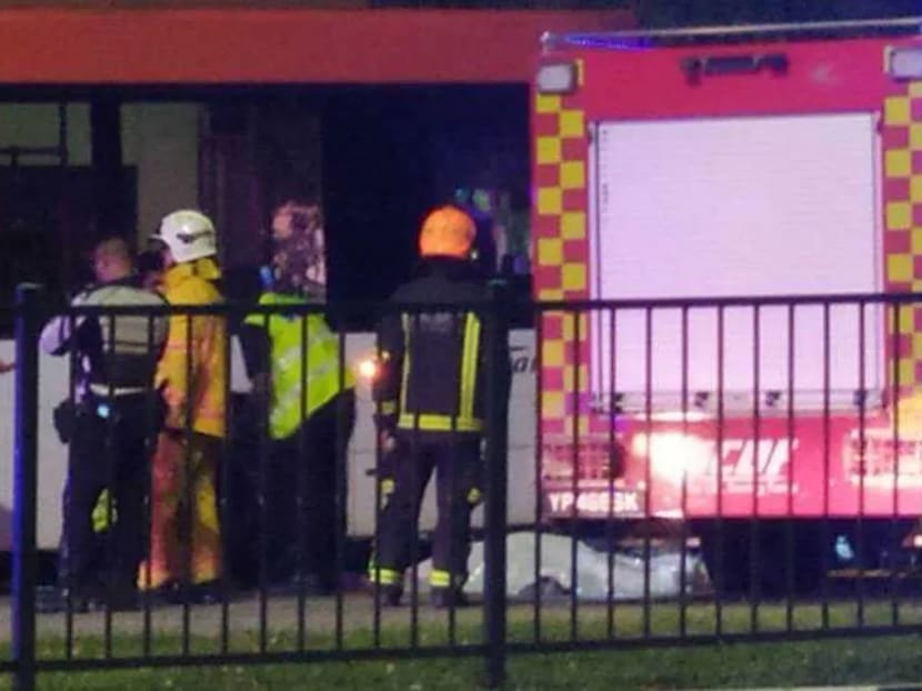 A 31-year-old cyclist died on March 19, 2021 after he was hit by an SBS Transit bus in Loyang. A 31-year-old cyclist died on March 19, 2021 after he was hit by an SBS Transit bus in Loyang.