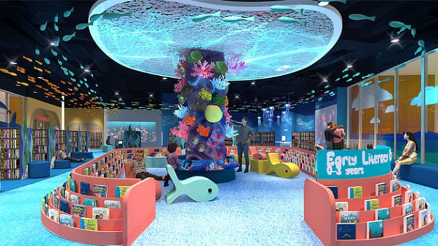 图书馆管理局同圣淘沙名胜世界 开设海洋生物多样性儿童图书馆