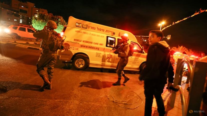 Three people killed in suspected Palestinian attack in Israel Three people killed in suspected Palestinian attack in Israel