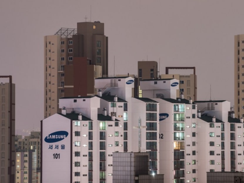A general view of Samsung apartment buildings in Seoul. Photo: AFP