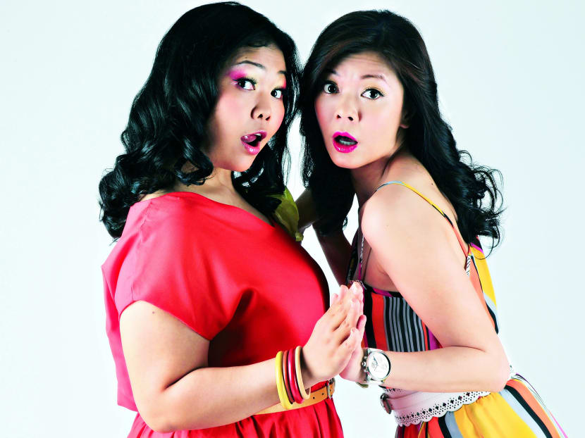 Siti Khalijah Zainal and Michelle Chong stars in Our Sister Mambo. Photo: Koh Mui Fong.