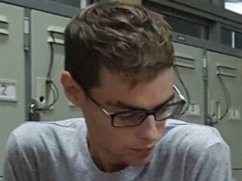 Singapore is seeking the extradition of David James Roach (pictured) on one count of robbery and another count of money laundering. Singapore is seeking the extradition of David James Roach (pictured) on one count of robbery and another count of money laundering.