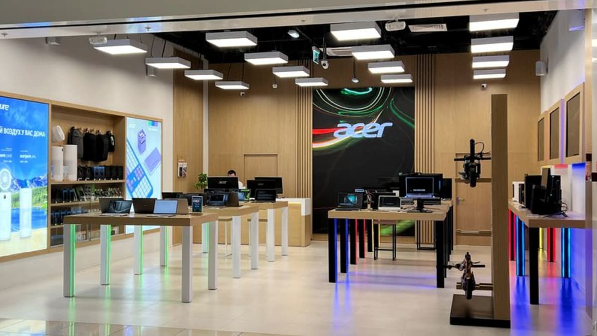 Acer Taiwan mengirimkan perangkat keras komputer ke Rusia setelah mengatakan akan membekukan data bisnis