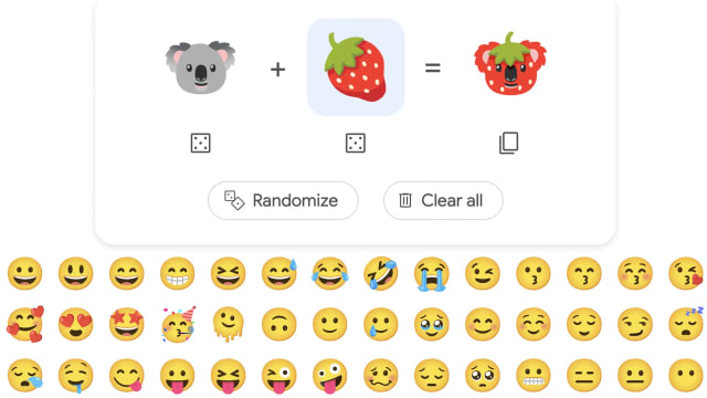 不要再用普通的emoji　快到Emoji Kitchen自创表情符号！