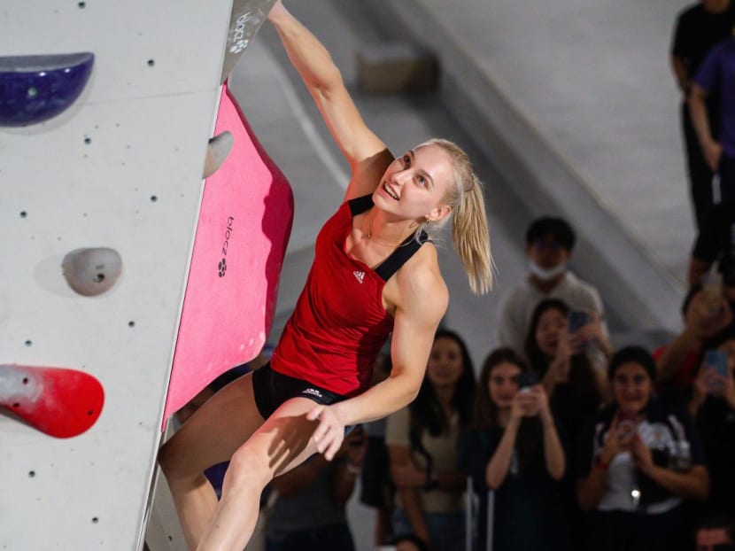 Sport climbing's golden girl and Olympic champ Janja Garnbret