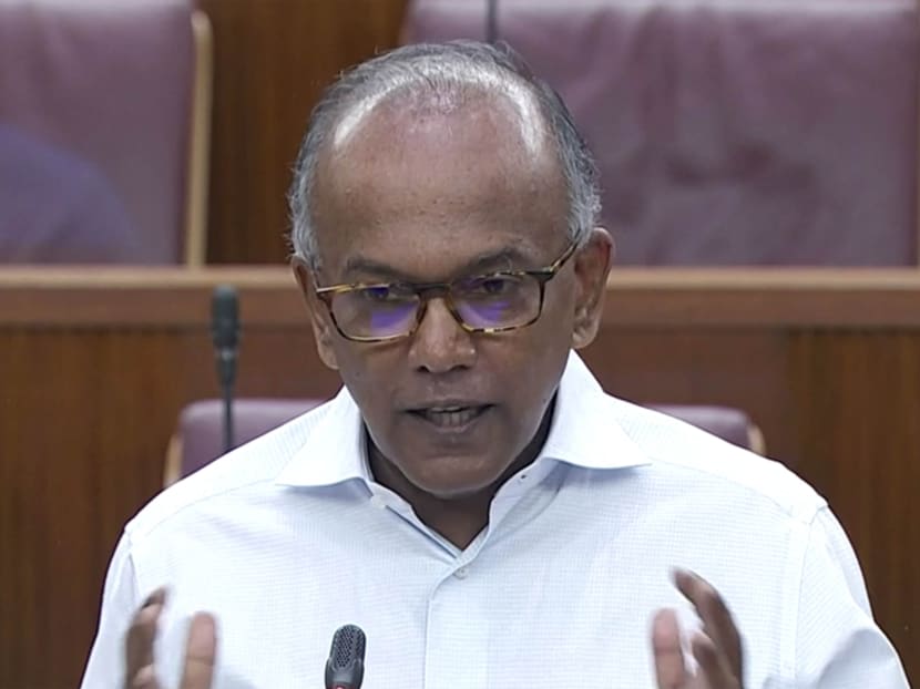Law Minister K Shanmugam (pictured) said that a provision in October 2020 allowing boyfriends and girlfriends of Singapore residents to enter the country was scrapped in March 2021.