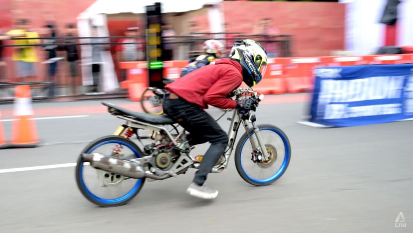 Fighting fire with fire: Jakarta police combat illegal motorcycle racing by staging legal events