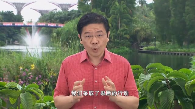 副总理黄循财宣读华语国庆献词