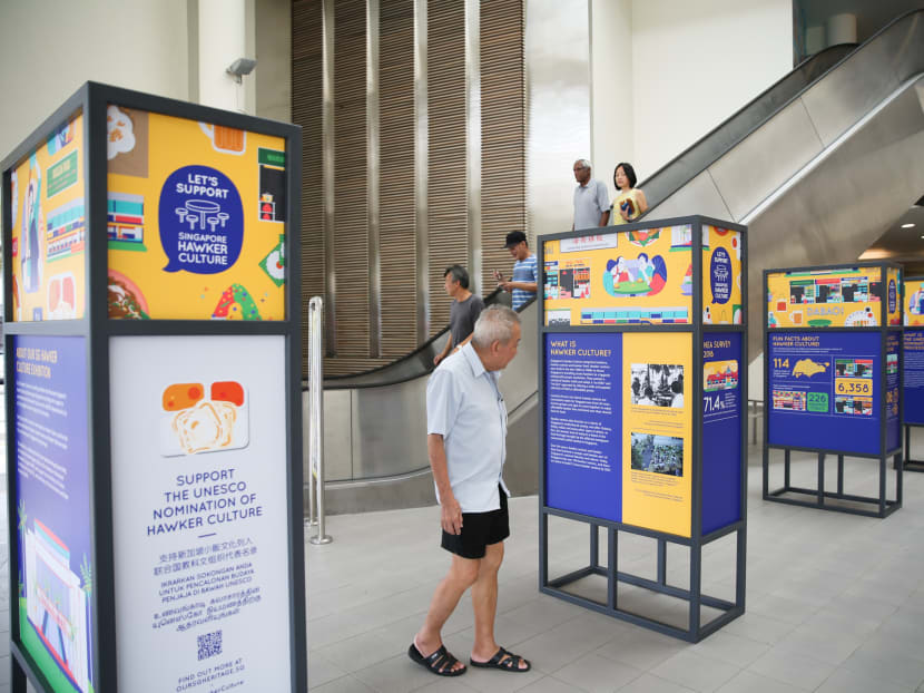 The Our SG Hawker Culture travelling exhibition will be showcased to 13 locations over the next three months, including Our Tampines Hub, Toa Payoh Hub, and Central Public Library.