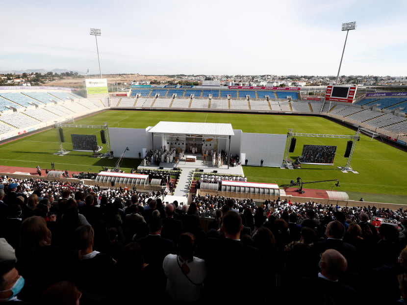 Cyprus police arrest man with knife, say unrelated to Pope visit