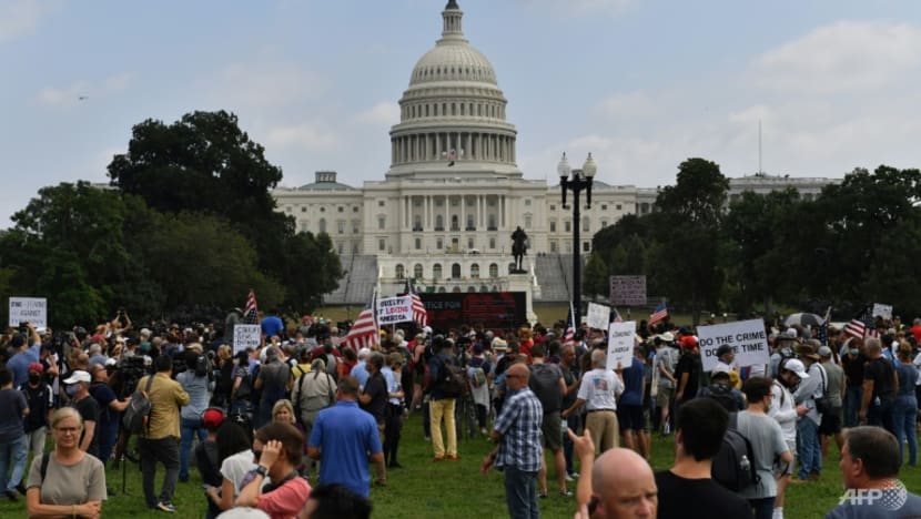 Sparse attendance at rally in support of US Capitol rioters Sparse attendance at rally in support of US Capitol rioters