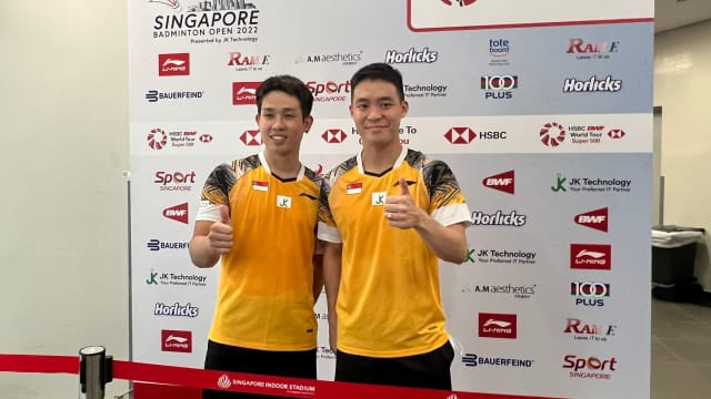 新加坡羽毛球公开赛: 许永凯和骆建贤打败印度组合 晋级16强
