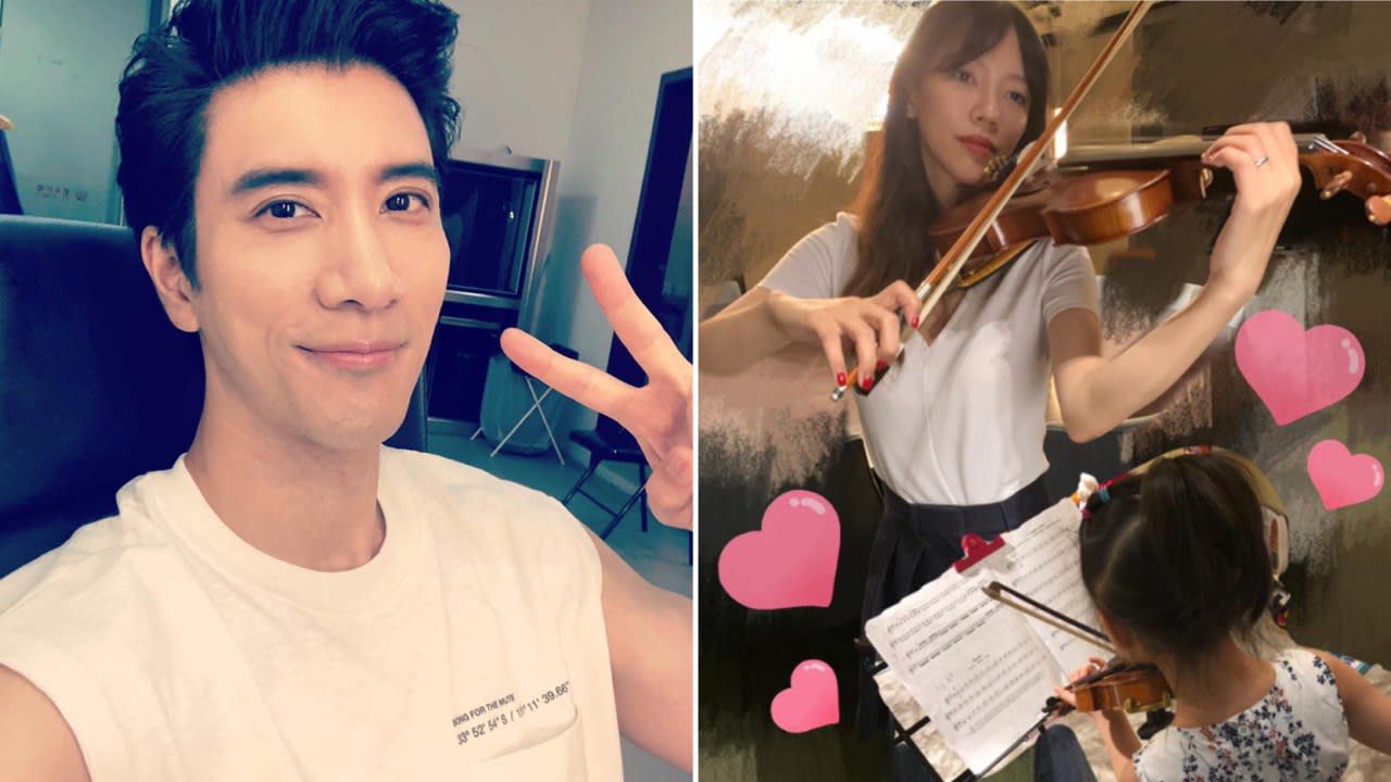Wang Leehom’s 4-Year-Old Daughter Learned To Play The Violin By Ear