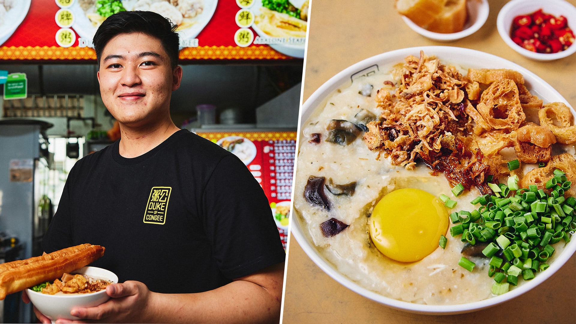 Culinary Grad Opens Porridge Stall Serving Triple Egg, Abalone Congee From $3.50 To $9 Culinary Grad Opens Porridge Stall Serving Triple Egg, Abalone Congee From $3.50 To $9