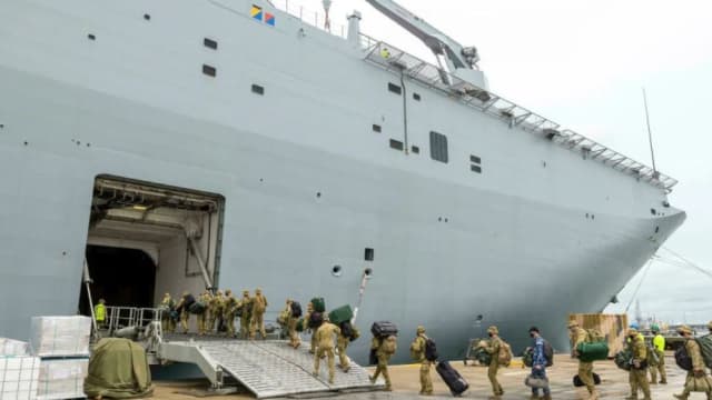 澳洲派往汤加海军船舰 暴发冠病感染群