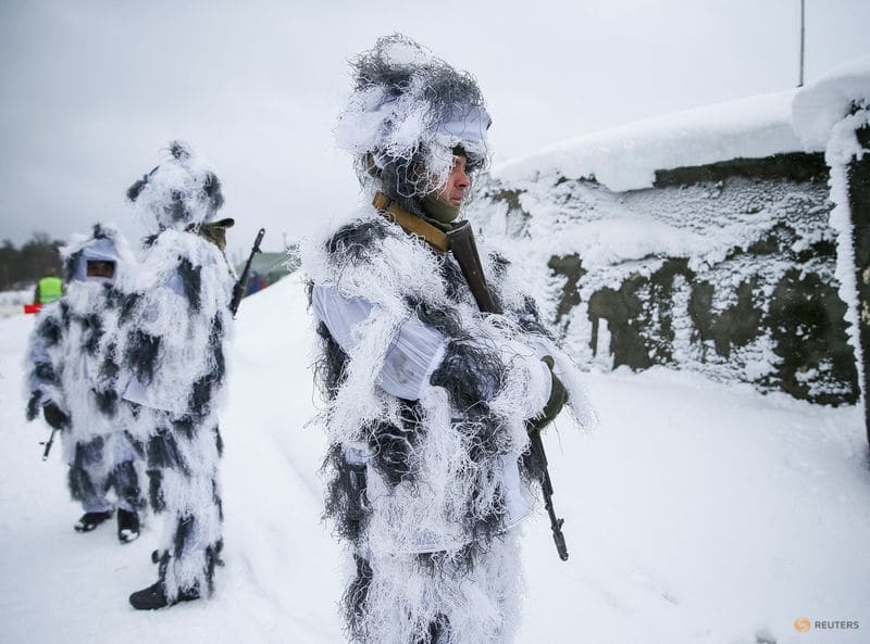 Ukrainian service members are seen during drills with next generation light anti-tank weapons, supplied by Britain, at Ukraine's International Peacekeeping Security Centre near Yavoriv, in the Lviv region, Ukraine, Jan 28, 2022. Ukrainian service members are seen during drills with next generation light anti-tank weapons, supplied by Britain, at Ukraine's International Peacekeeping Security Centre near Yavoriv, in the Lviv region, Ukraine, Jan 28, 2022.