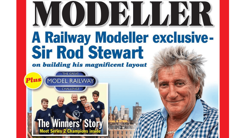 Rod Stewart spent 26 years building model train set
