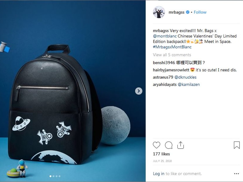 Montblanc has collaborated with Mr. Bags, a Chinese fashion blogger with 3.5 million followers on Weibo, on a limited edition collection of women’s handbags.
