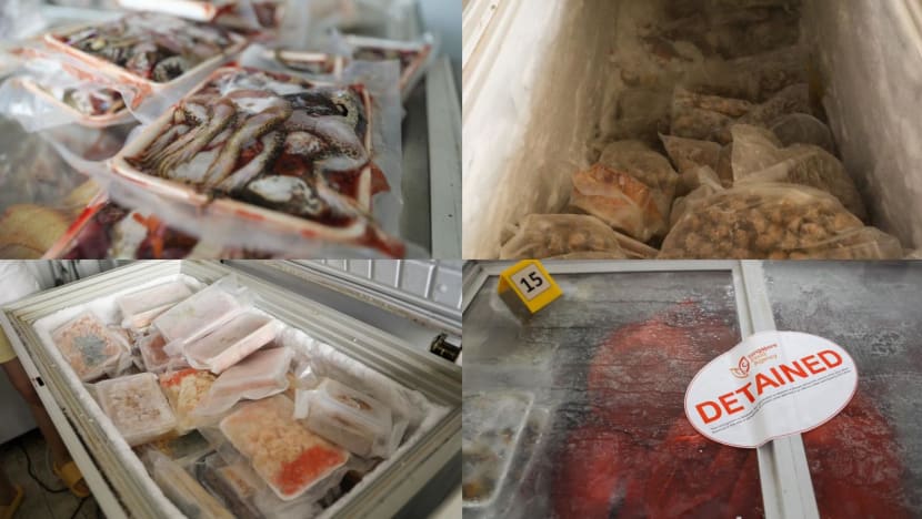 Frozen frog, beef and seafood among 2.2 tonnes of illegally imported food seized during SFA raid