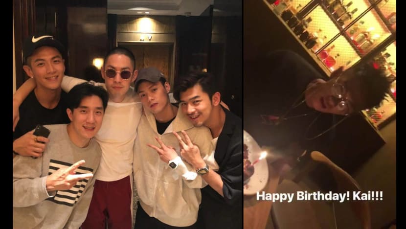 Kai Ko celebrates his birthday with friends