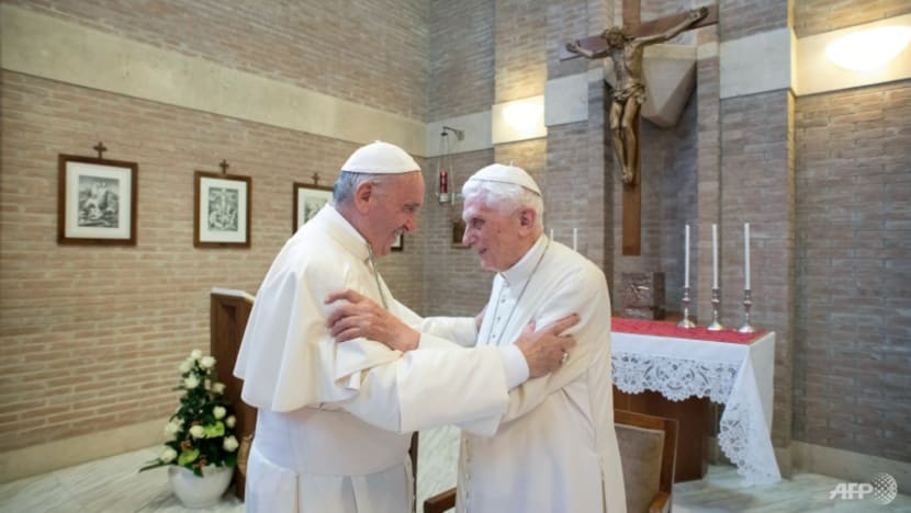 Pope leads New Year's services with homage to 'beloved' Benedict Pope leads New Year's services with homage to 'beloved' Benedict