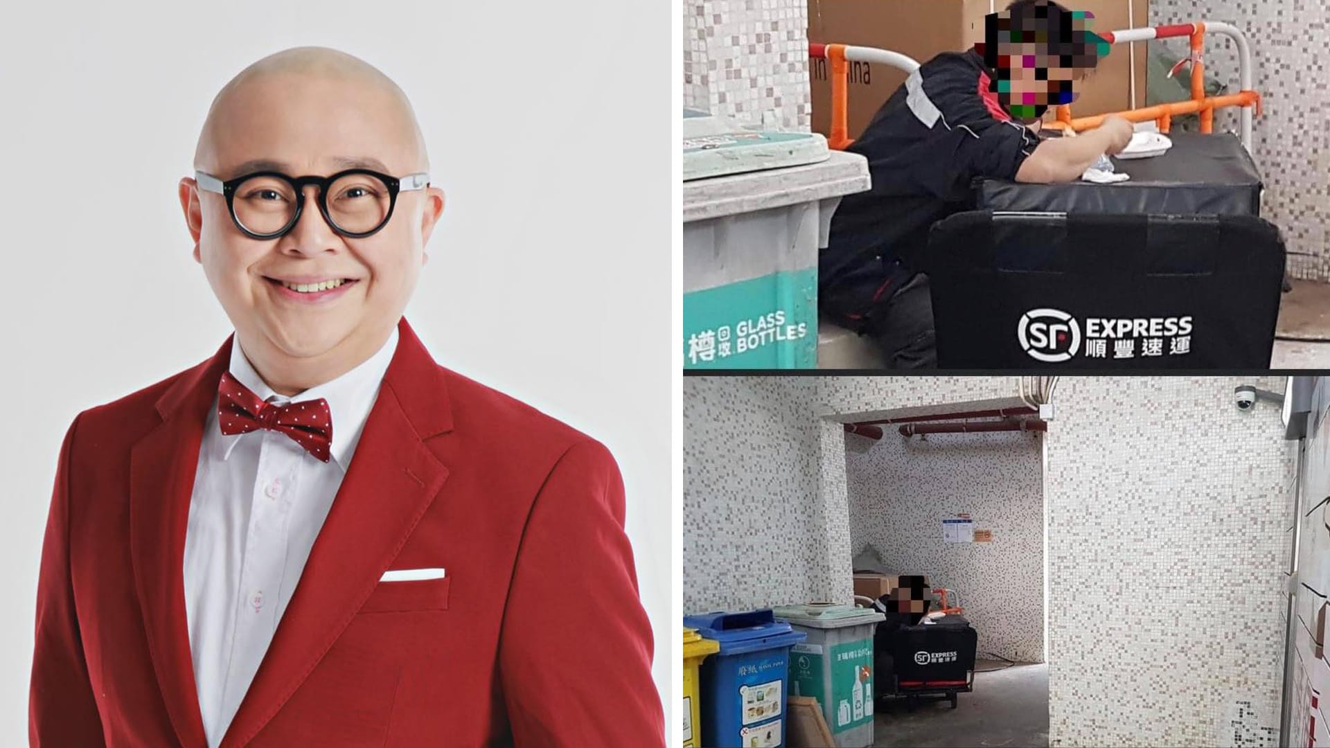 No One Wants To Eat Next To A Trash Bin: TVB Host Bob Lam Speaks Up For Delivery Driver Who Was Shamed For Eating In Public Space No One Wants To Eat Next To A Trash Bin: TVB Host Bob Lam Speaks Up For Delivery Driver Who Was Shamed For Eating In Public Space