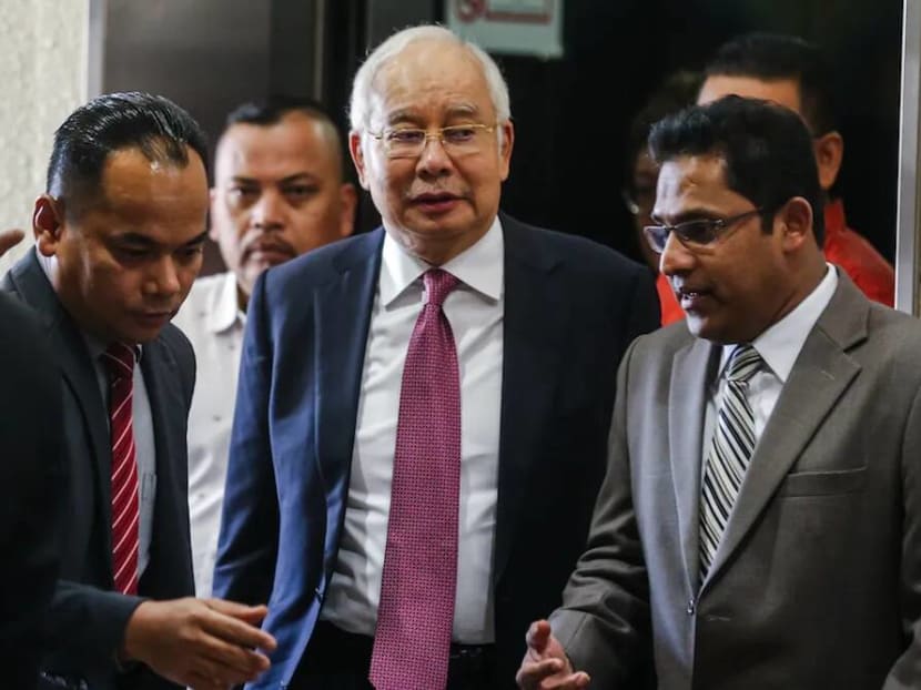 Former Malaysian prime minister Datuk Seri Najib Razak is seen at the Kuala Lumpur High Court, December 4, 2019.
