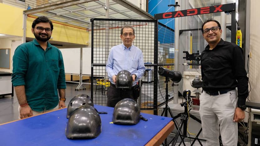 NTU researchers develop 'safer, cheaper' bicycle helmets NTU researchers develop 'safer, cheaper' bicycle helmets