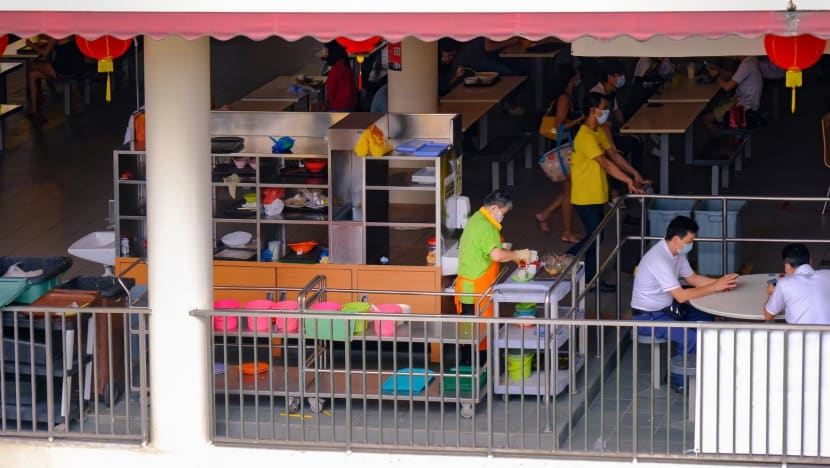 hawker centre singapore istock