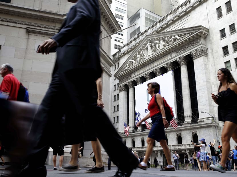 Sentiment on Wall Street took a dive yesterday after the US Federal Reserve vice-chairman suggested a September interest rate hike was still possible. Photo: AP