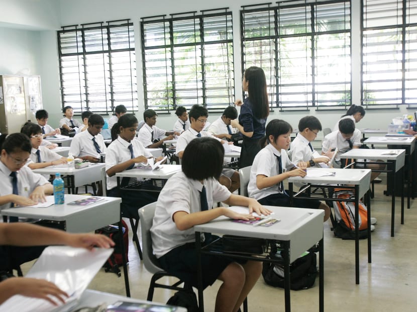 The Ministry of Education said that currently, non-graduates — who generally have good diploma and A-Level qualifications — make up about 15 per cent of its teaching force. TODAY FILE PHOTO