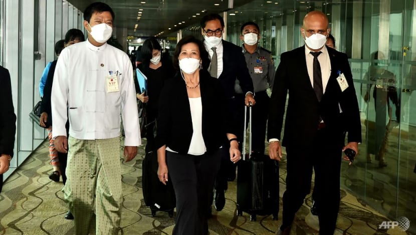 UN Myanmar envoy begins talks with junta officials UN Myanmar envoy begins talks with junta officials