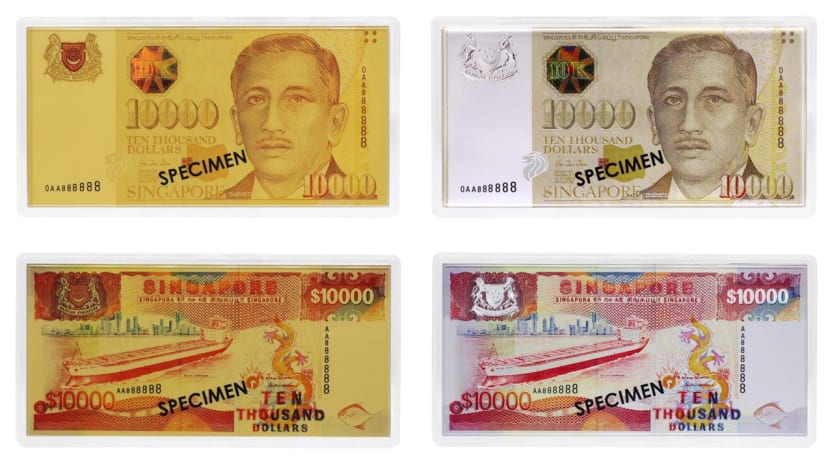 New S$10,000 gold and silver banknote replicas launched
