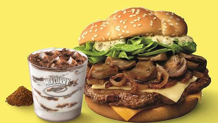 Burger Angus Mushroom Supreme Dinosaur Mcflurry Dijual Semula Di Mcdonald S Mulai Esok Berita Mediacorp