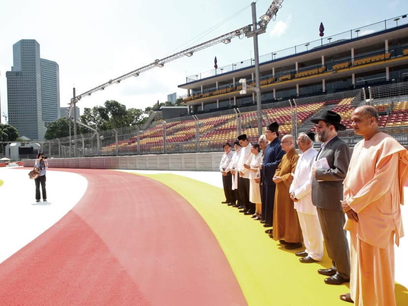 Singapore track blessed ahead of annual F1 night race