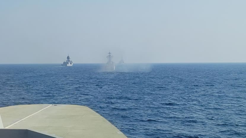 Singapore Navy participating in multinational exercise in Bay of Bengal