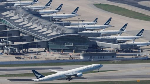 Cathay Pacific narrows loss but COVID rules on crew cloud outlook