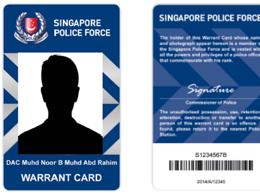 SPF warrant card. Source: SPF