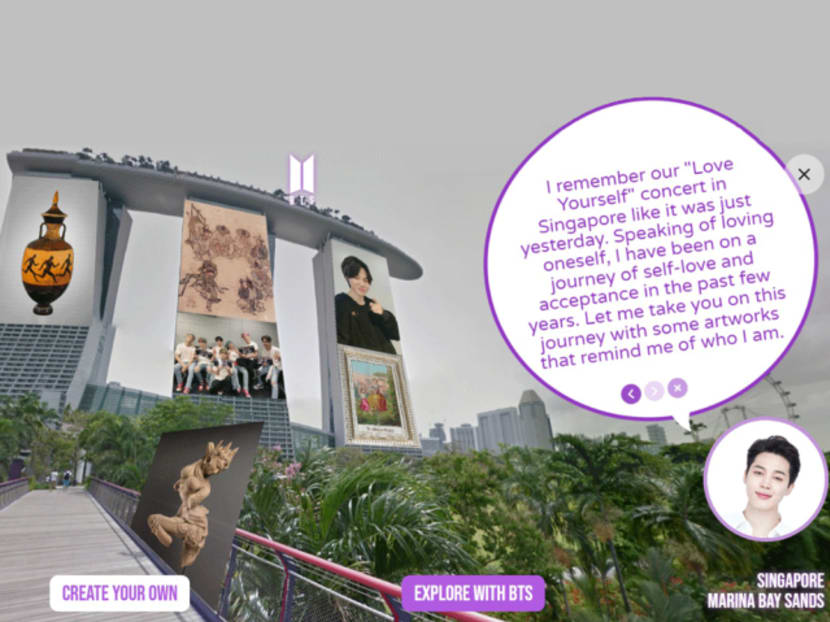 Marina Bay Sands gets a shout-out from BTS’ Jimin for the group's virtual art tour collab with Google