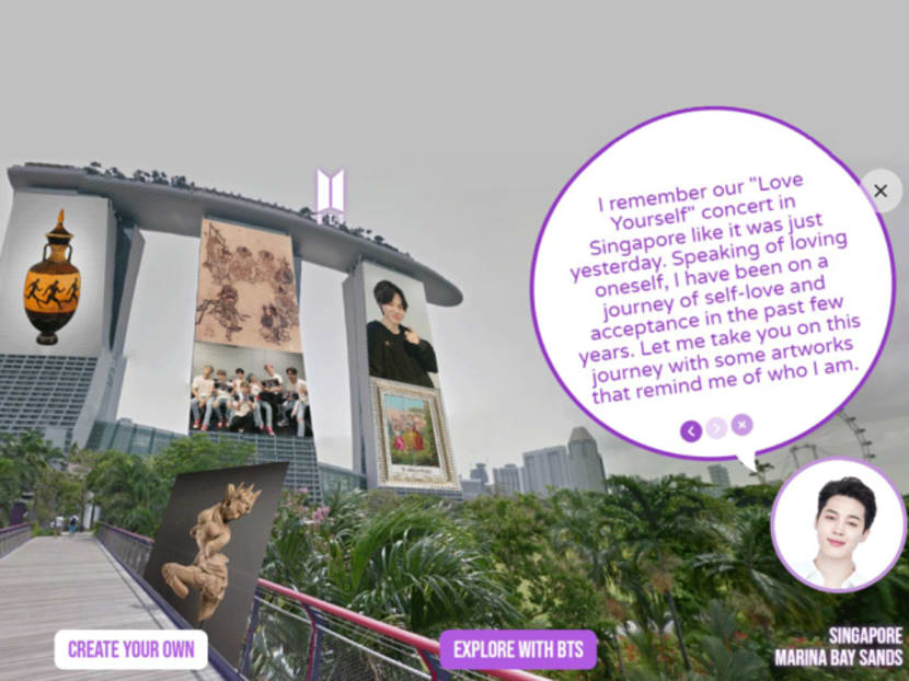 Marina Bay Sands gets a shout-out from BTS’ Jimin for the group's virtual art tour collab with Google Marina Bay Sands gets a shout-out from BTS’ Jimin for the group's virtual art tour collab with Google