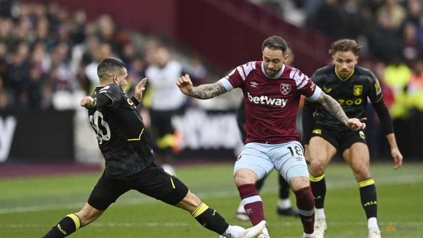 West Ham out of relegation zone with 1-1 draw v Villa - CNA