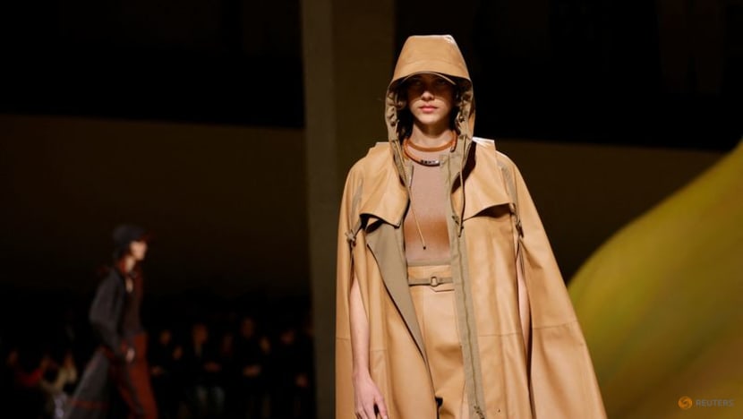 Hermes takes polished fashion to desert rave set at Paris Fashion Week Hermes takes polished fashion to desert rave set at Paris Fashion Week
