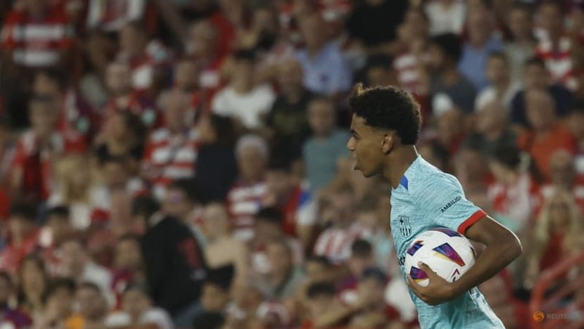 Barcelona's 16-year-old Yamal becomes La Liga's youngest scorer - CNA
