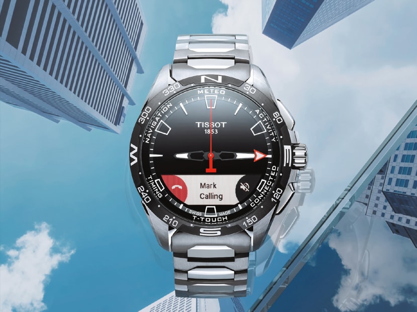 Smartwatch with a Swiss touch: This solar-powered hybrid watch offers the best of both worlds