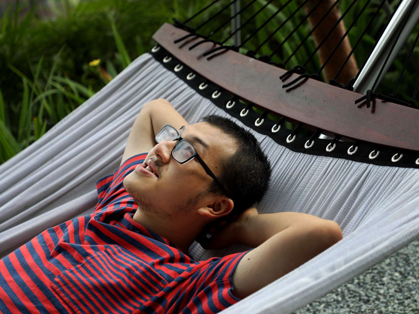 Mr Zeng Yi (pictured) suffered from obstructive sleep apnoea for years. When severe, as was in his case, patients may stop breathing as often as 200 to 300 times a night.