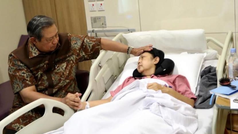 Former Indonesian first lady Ani Yudhoyono treated for blood cancer in Singapore Former Indonesian first lady Ani Yudhoyono treated for blood cancer in Singapore